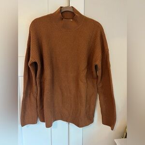 Rhythm Brown Ribbed Sweater